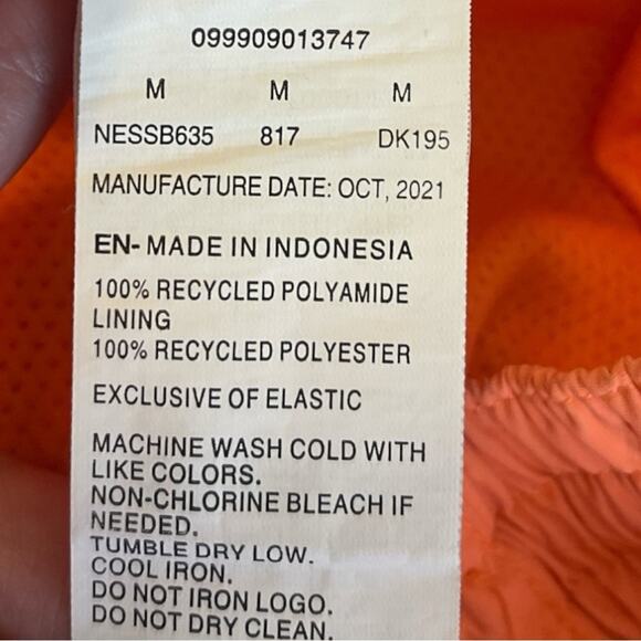 Nike Men’s Essential Lap 7" Volley Swim Trunks Swimsuit Size M Beach Pool Sporty - Picture 7 of 10